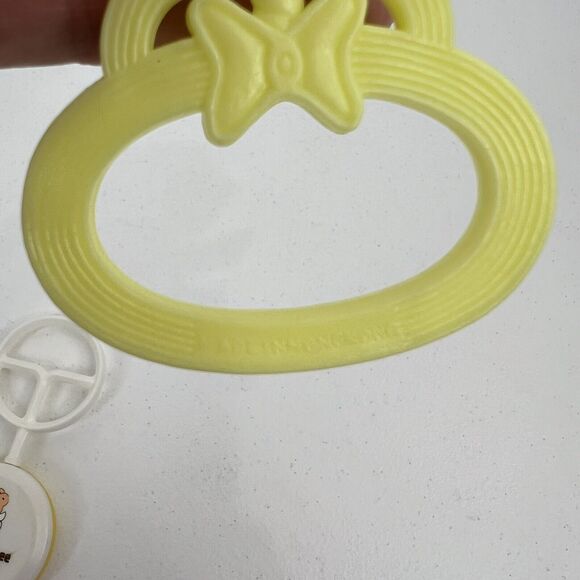 Vintage Baby's First Rattle Stahlwood Toy Made in Hong Kong Tommee Tippee Lot 2 - Picture 9 of 9